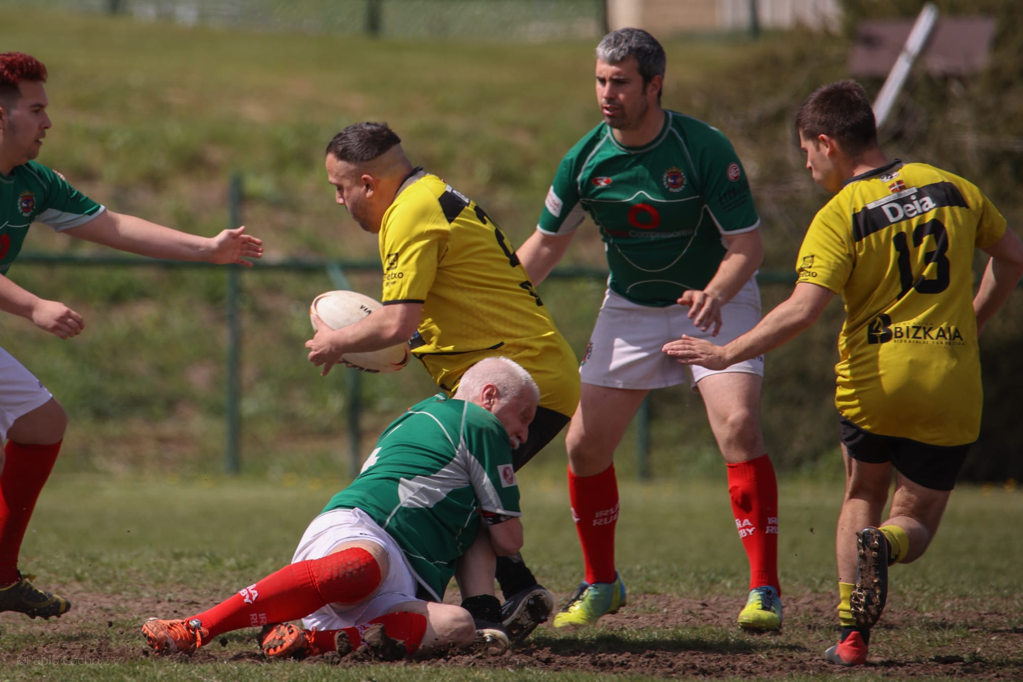 Buen juego en la cita de Liga Bultza celebrada en Pamplona el 16 de abril